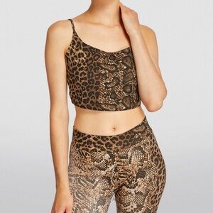 NWT ALLSAINTS Ariel Noche Crop Top